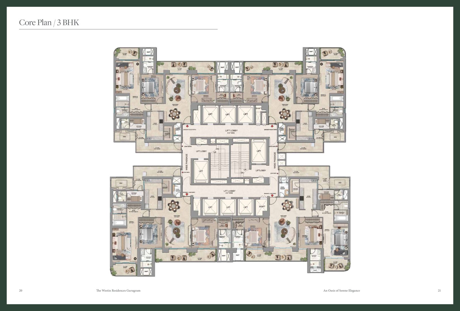 Core Plan / 3 BHK